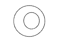 �Q�̉~�̋��ʐڐ��̐����̐}�@�~�������̉~�̓����ɂ���Ƃ�